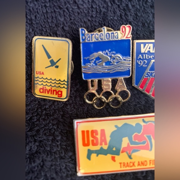 Vintage Collection Of 1992 Summer and Winter Olympic Pins, Lot of 5 - Picture 5 of 5